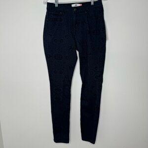 Cabi pacific blue lace skinny pants NWT 6